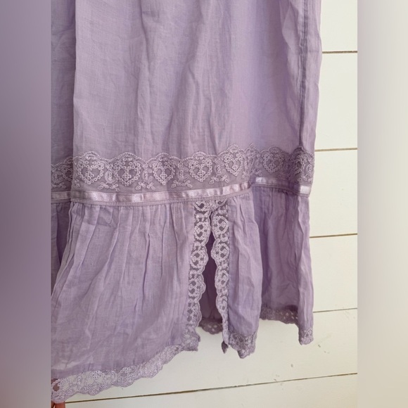 NWOT Free People skirt Morning Call Half Slip in Thistle size Medium - Picture 6 of 12